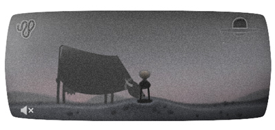 Google ロズウェル事件66周年で、UFOの残骸を回収して宇宙人を救うゲームのロゴに！