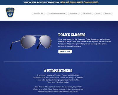 Vancouver Police Foundation | Hood Slide