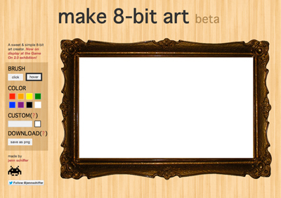 make 8-bit art, or else!