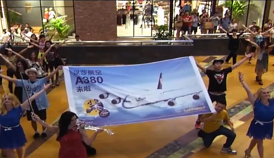 Lufthansa - A380 Flashmob in Shanghai