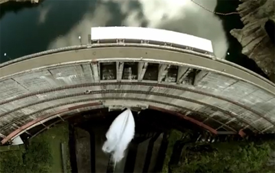 Action Cam by Sony: Dam Splash Shot with RC Helicopters