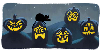 Google 10月31日はハッピーハロウィン！魔女が煮込む液体に2つのアイテムを入れると6つのミニゲームを楽しめるDoodleに！