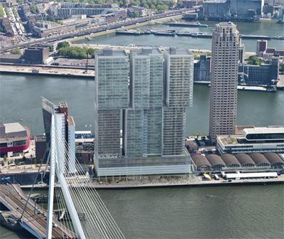 Grootste video mapping van Europa, in Rotterdam