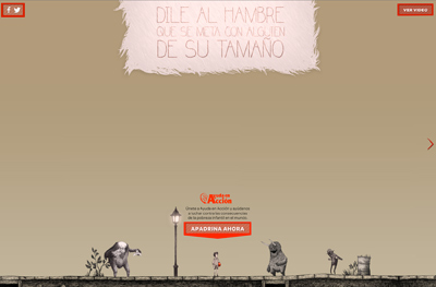 Dile al Hambre que se meta con alguien de su tamaño