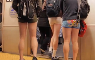 No Pants Subway Ride 2014