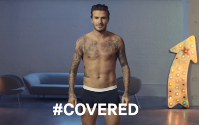 H& M David Beckham Superbowl Covered or Uncovered