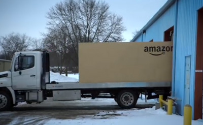 What's in the giant Amazon box?