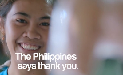 The Philippines says Thank You!