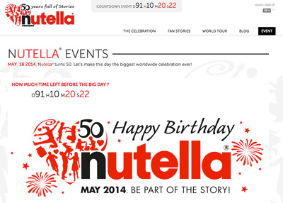 Nutella® stories – 50 years full of stories