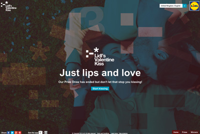 Lidl's Valentine Kiss