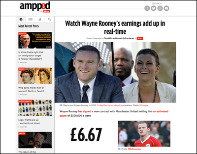 Watch Wayne Rooney’s earnings add up in real-time