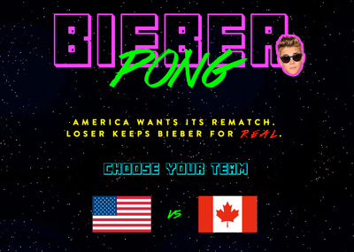 BIEBER PONG!!!