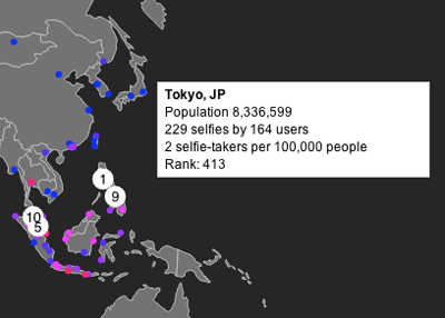 Cities Ranked by Selfies: Where Are the Most Selfies Taken? - TIME