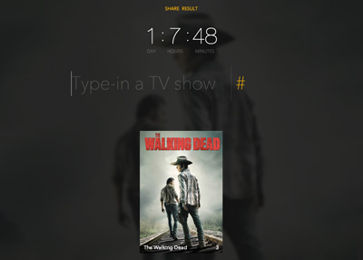 Calculate your total time spent watching TV shows