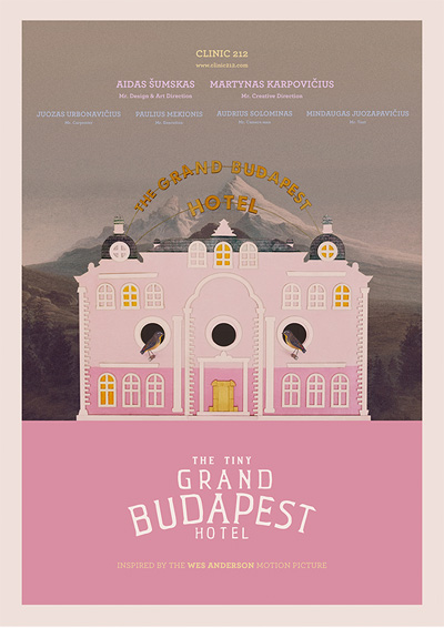 The Tiny Grand Budapest Hotel