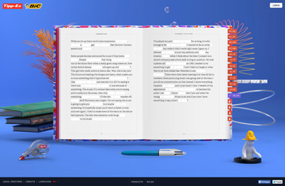 Tippex – The Social Book