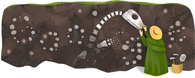 Google イギリスの古生物学者メアリー・アニング生誕215周年記念ロゴに！