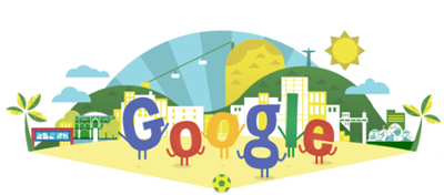 Google いよいよ始まるFIFAワールドカップ2014 ブラジル大会を記念したアニメーションロゴに！