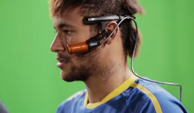 Neymar Jr.'s eyes - Panasonic