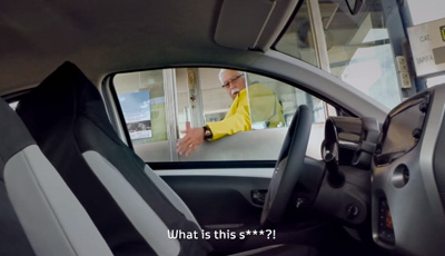 Invisible Driver Prank In Europe
