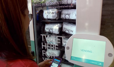 Twitter-Activated Vending Machine