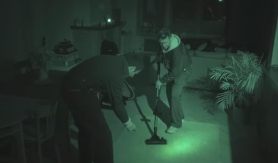 The quietest burglars ... vacuum at night