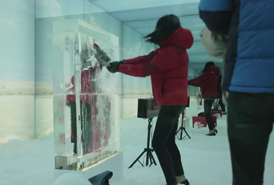 The North Face hidden camera