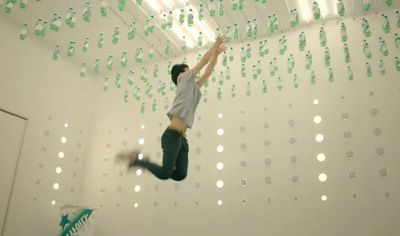 Chilsung Cider magical wish vending machine