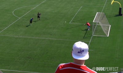 Gillette Stadium Trick Shots | Dude Perfect