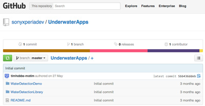 Sony Underwater Apps