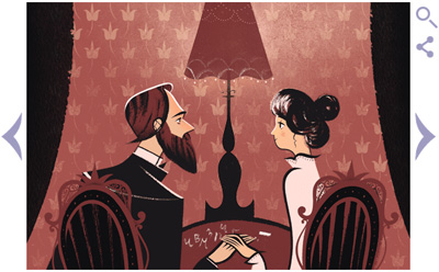 Google ロシアの文豪レフ・トルストイ生誕186周年を記念したスライドロゴに！