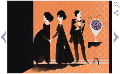 Google ロシアの文豪レフ・トルストイ生誕186周年を記念したスライドロゴに！