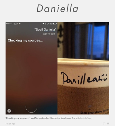 Siri vs. Starbucks