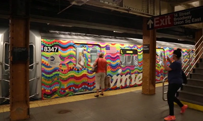 Vimeo L Train wrap