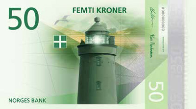 NORWAY NEW BANKNOTE SERIES