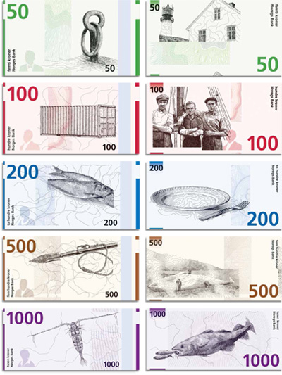 NORWAY NEW BANKNOTE SERIES