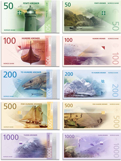 NORWAY NEW BANKNOTE SERIES