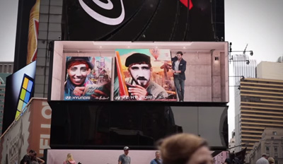 Hyundai Brilliant interactive art' at Times Square