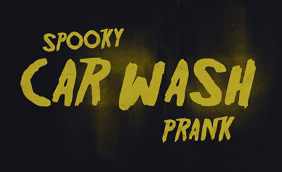 Spooky Halloween Car Wash Prank