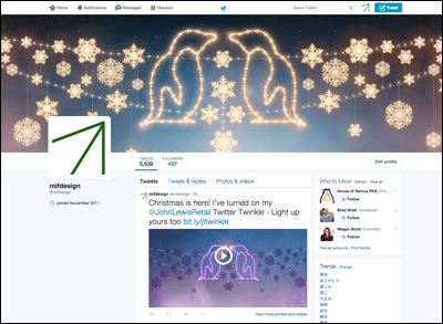 John Lewis Twitter Twinkle