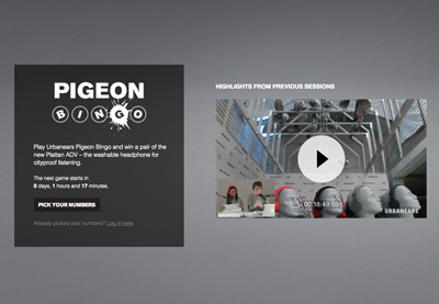 Urbanears Pigeon Bingo