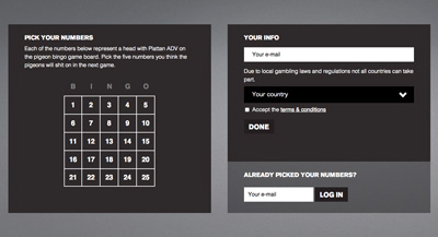 Urbanears Pigeon Bingo