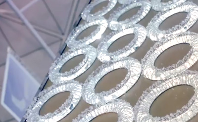 Swarovski Sparkling Christmas tree shines at Hong Kong International Airport