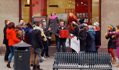 Gospel surprise for the bank’s clients