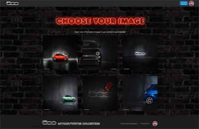 Fiat 500 Neon App