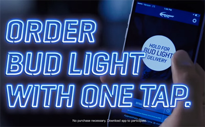 THE BUD LIGHT BUTTON