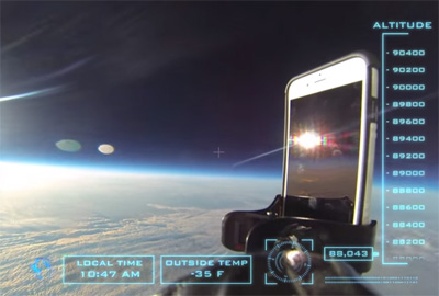 iPhone 6 in Space! HD balloon flight to 101,000 Feet