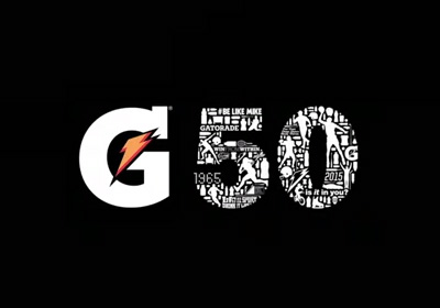 50 YEARS OF GATORADE. 50 MEMORABLE MOMENTS.