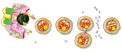 Google 3月3日はひな祭り。流し雛のアニメーションロゴに！