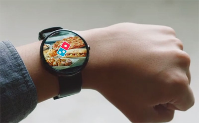 Domino's Latest Innovation: Ordering on Pebble and Android Wear Smartwatches